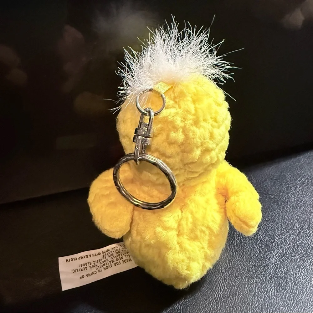 Vintage Avon Paddles the Duck Plush Keychain Full O' Beans millennium collection